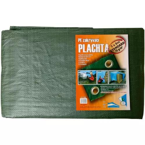Plachta zakr. ZELENÁ 4x6m 25184