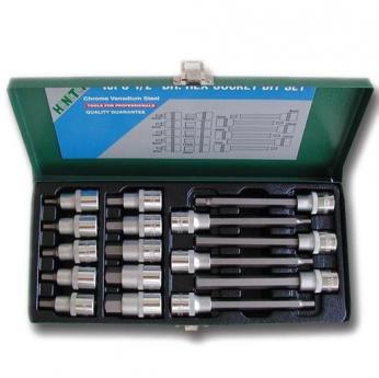 Sada hlavic 1/2 imbus prodloužené 16ks H0016